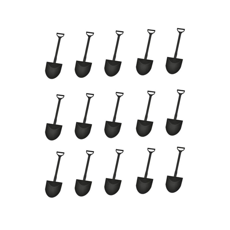Aliotech 30PCS Plastic Mini Ice Cream Dessert Spoon Shovels Pudding Yogurt Spoons for Family or Party(30Pcs) - Image 1